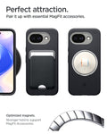 ACS11287 - Pixel 10a Nano Pop (Mag Fit) in Black Sesame showing perfect attraction. pair it up with essential Magfit accessories