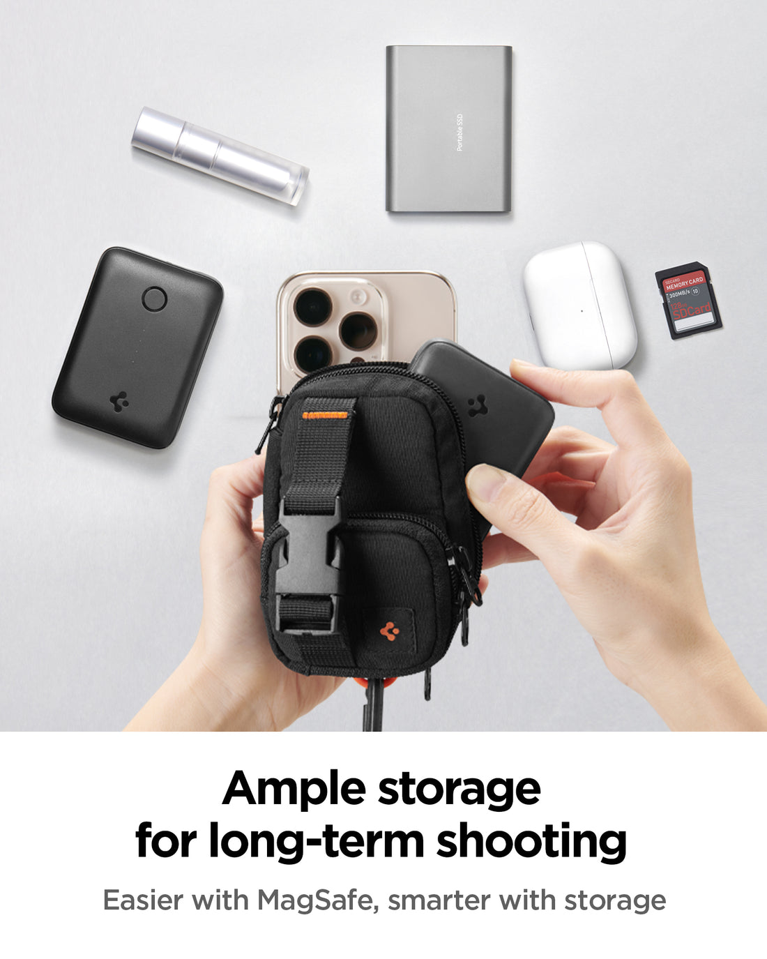 Magsafe Portable Organizer Pouch | Snap Zip Mag Fit