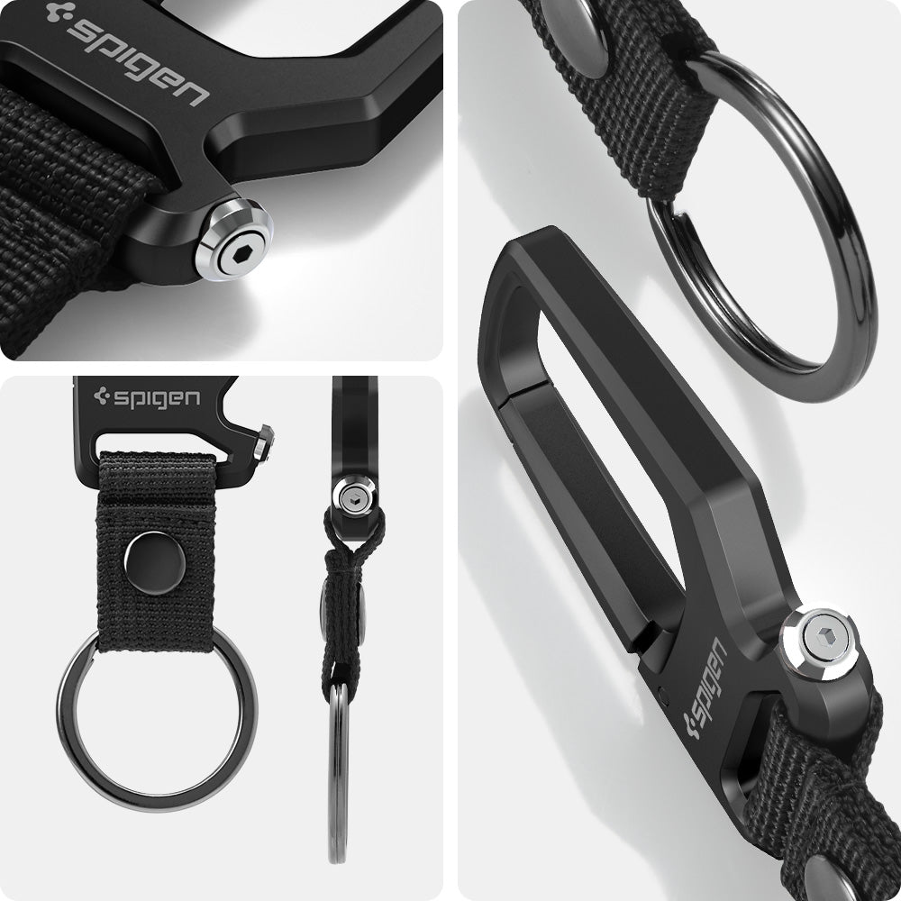 Carabiner Key Ring Clip (2 Pack)