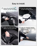 ACP10950 - Windshield Cover | WC100 in Black showing easy to install
