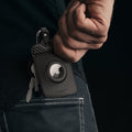 ACP08793 - Tesla AirFit Key Card Holder 2-pack | TO244 showing the key card holder being placed in back pocket