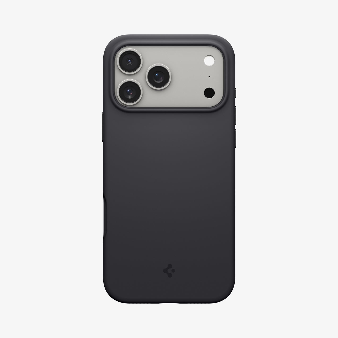 ACS09902 - iPhone 17 Pro Max Silicone Fit (MagFit) Case in black showing the back