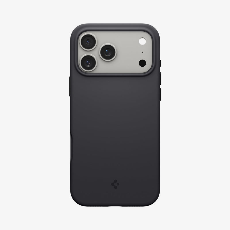 ACS09902 - iPhone 17 Pro Max Silicone Fit (MagFit) Case in black showing the back