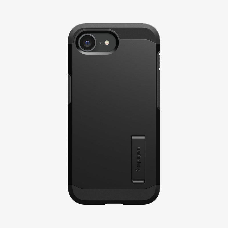 ACS09137 - iPhone 16e Case Tough Armor AI (MagFit) in Black showing the back