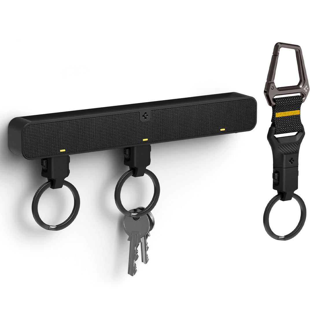 Magnetic Keychain Key Holder with Organizing Rack