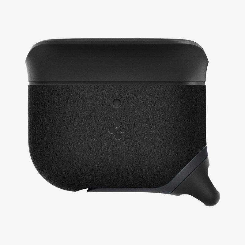 ASD01990 - Apple AirPods 3 Case Slim Armor IP in black showing the front with top pulled apart