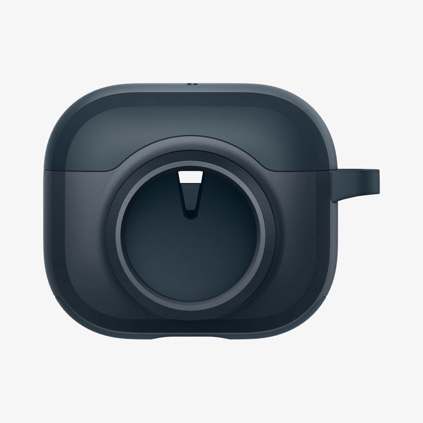 ACS04392 - Apple AirPods 3 Case Tag Armor Duo in metal slate showing the front with no AirTag in slot