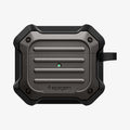 ASD01989 - Apple AirPods 3 Case Tough Armor in gunmetal showing the front