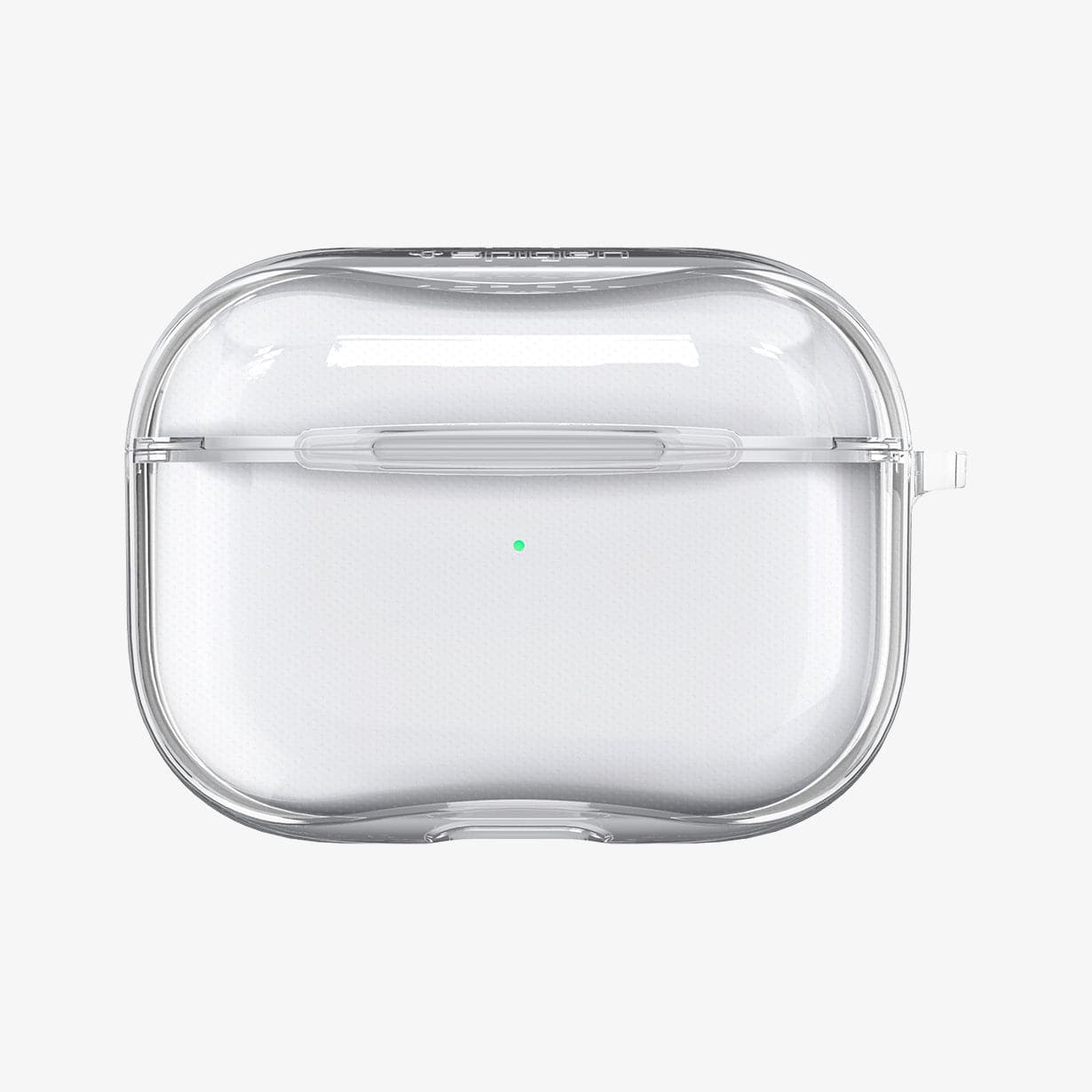 ASD00541 - Apple AirPods Pro Case Ultra Hybrid in crystal clear showing the front