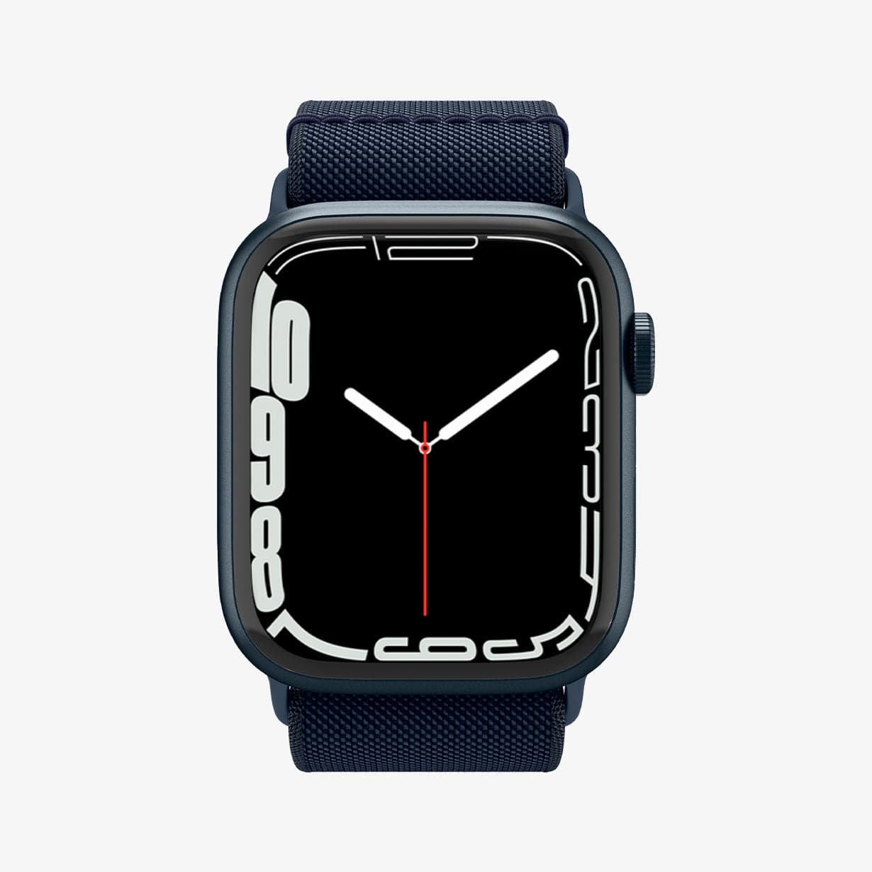 AMP02287 - Apple Watch Series (Apple Watch (49mm)/Apple Watch (45mm)/Apple Watch (42mm)) Watch Band Lite Fit in navy showing the front