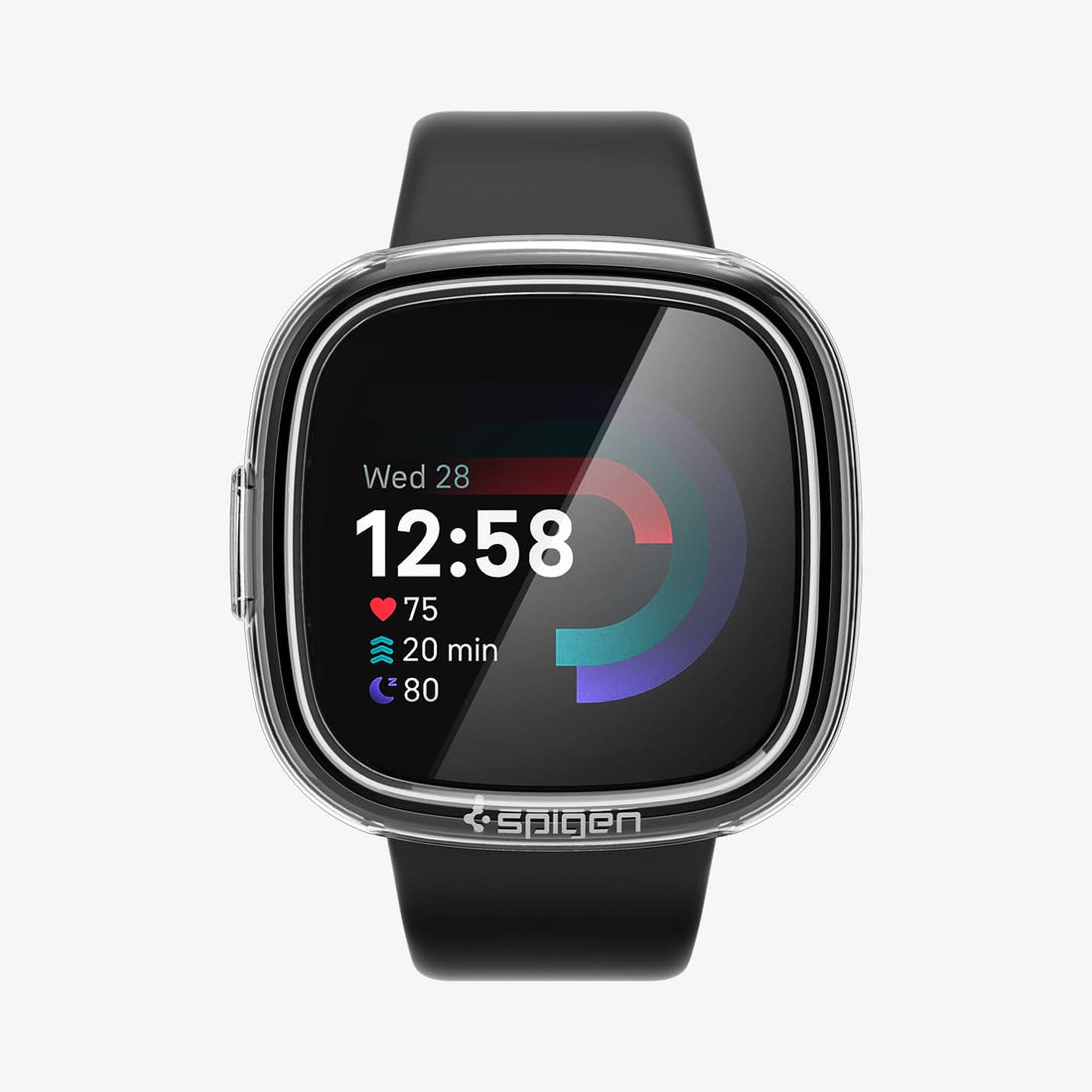 Ultra Hybrid Case Cover for Fitbit Versa 4 / Sense 2 - Crystal Clear (Watch not Included)