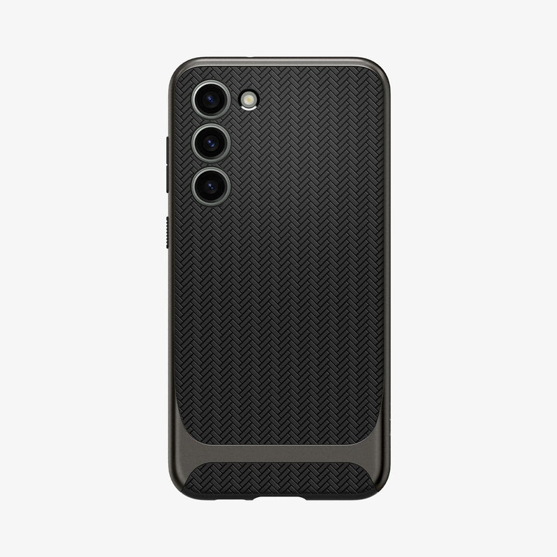 ACS05675 - Galaxy S23 Plus Case Neo Hybrid in gunmetal showing the back