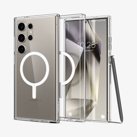 Galaxy S24 Series -  Back Cover Case Ultra Hybrid Metal Ring (MagFit)