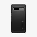 ACS04701 - Pixel 7 Case Tough Armor in black showing the back