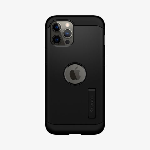 ACS01626 - iPhone 12 Pro Max Case Tough Armor in black showing the back