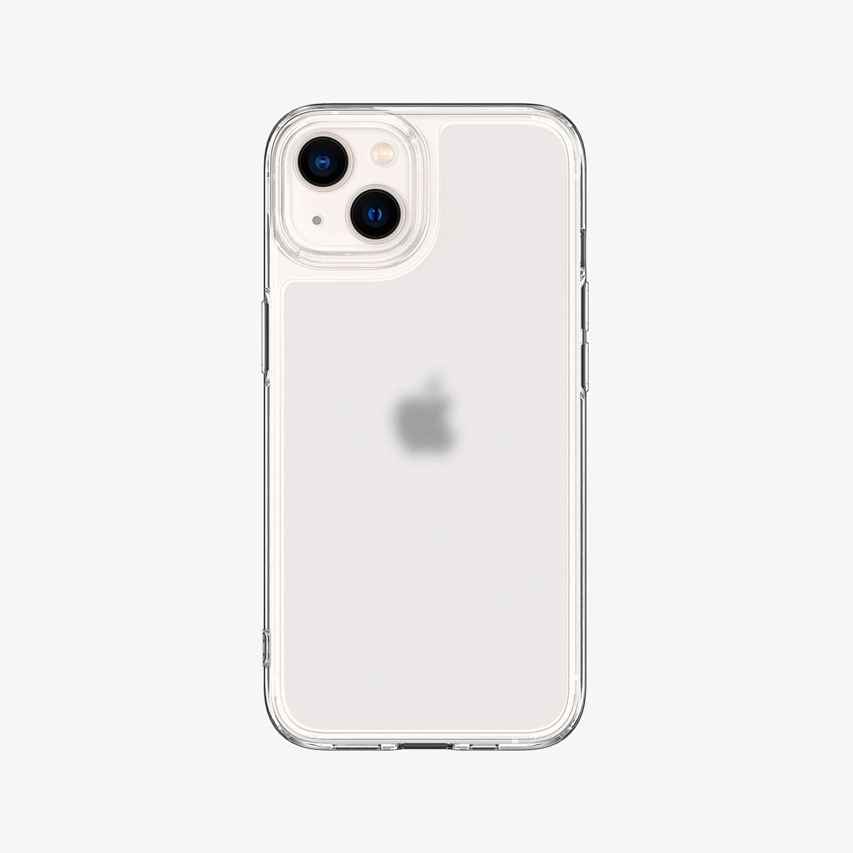 ACS03533 - iPhone 13 Case Quartz Hybrid in matte clear showing the back