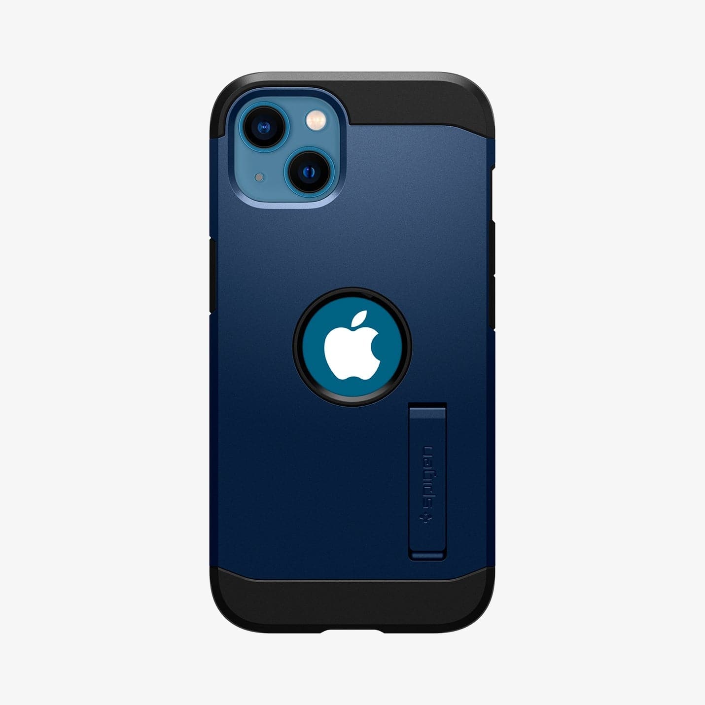 ACS03541 - iPhone 13 Case Tough Armor in navy blue showing the back