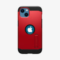 ACS03540 - iPhone 13 Case Tough Armor in red showing the back