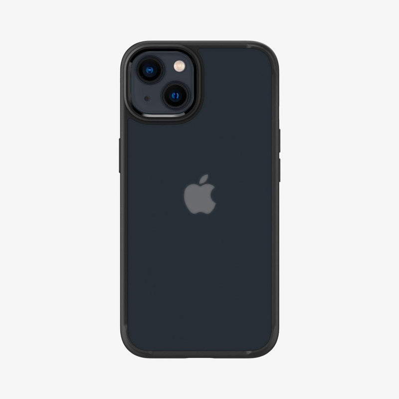 ACS03623 - iPhone 13 Case Ultra Hybrid Matte in frost black showing the back