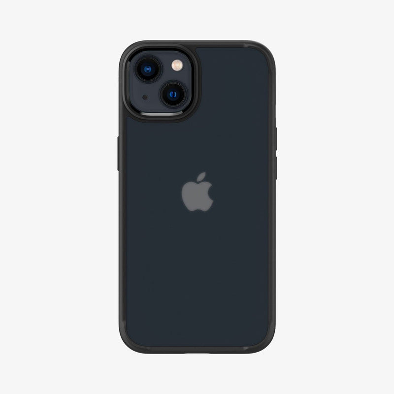 ACS03625 - iPhone 13 Mini Case Ultra Hybrid Matte in frost black showing the back