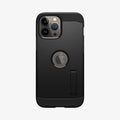 ACS03277 - iPhone 13 Pro Case Tough Armor in black showing the back