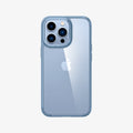 ACS04132 - iPhone 13 Pro Case Ultra Hybrid in sierra blue showing the back
