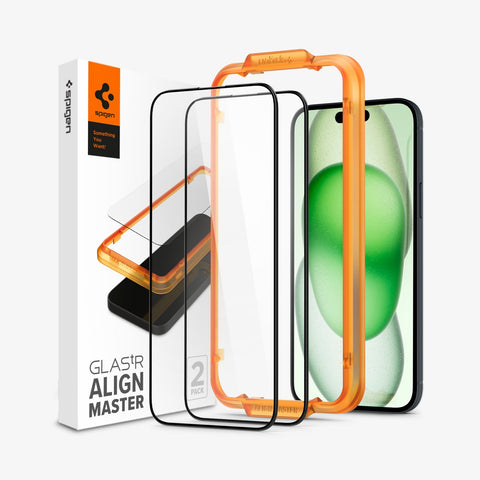 iPhone 15 Series - Alignmaster Full Cover Black