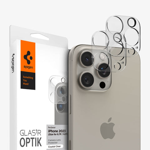 iPhone 15 Series - Camera Lens Protector Optik (Pack of 2)