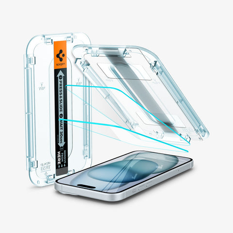 iPhone 15 Series - GLAS.tR EZ Fit Tempered Glass (Pack of 2)