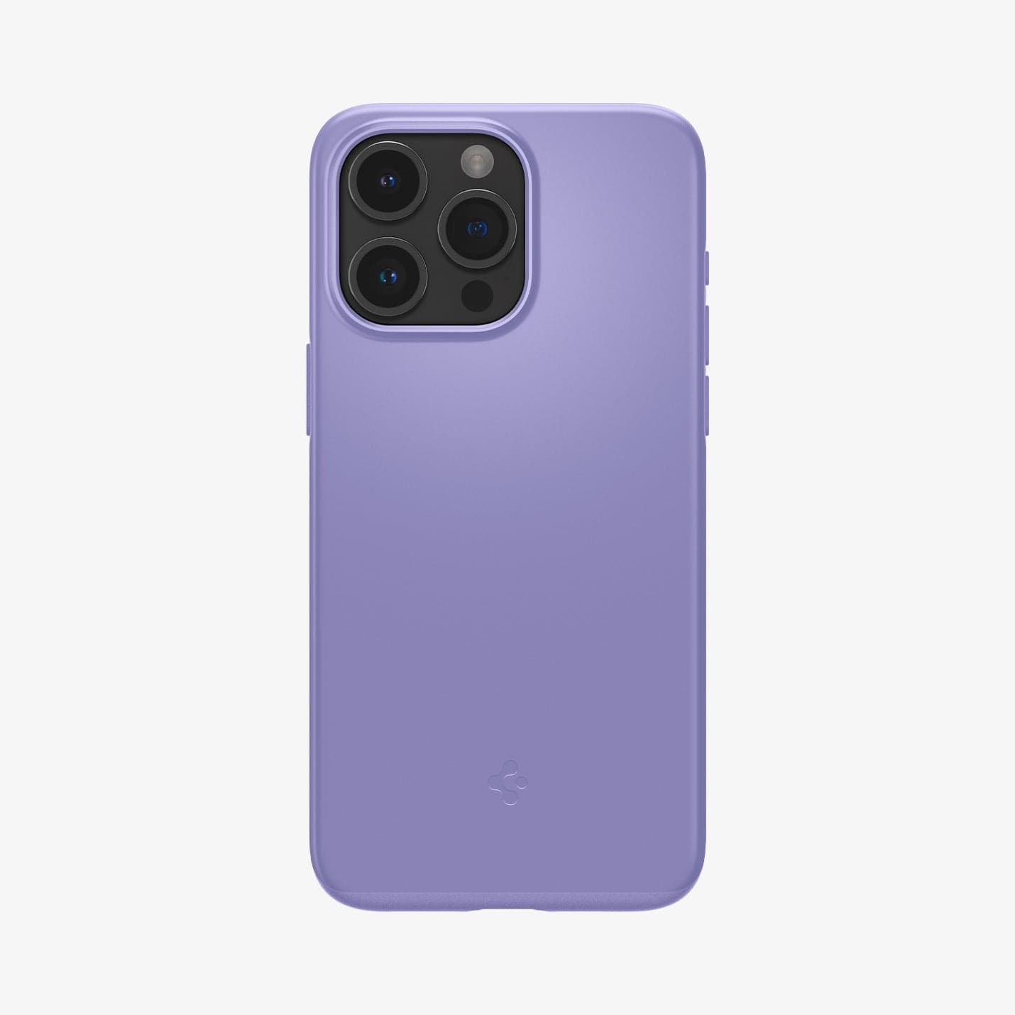 ACS06692 - iPhone 15 Pro Case Thin Fit in iris purple showing the back