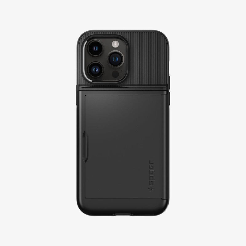 ACS04980 - iPhone 14 Pro Case Slim Armor CS in black showing the back