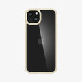 ACS06658 - iPhone 15 Plus Case Ultra Hybrid in mute beige showing the back