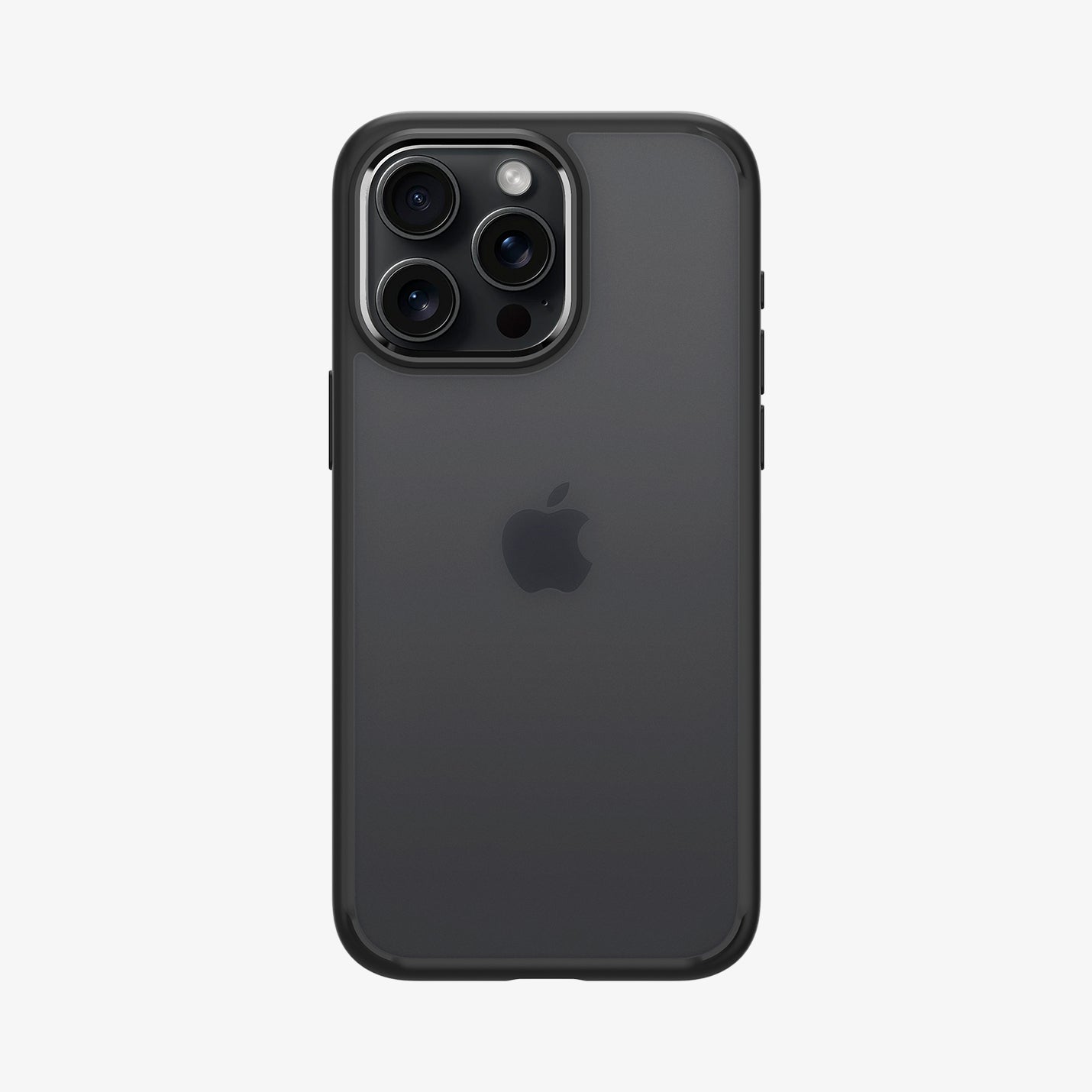 ACS06568  - iPhone 15 Pro Max Case Ultra Hybrid in frost black showing the back