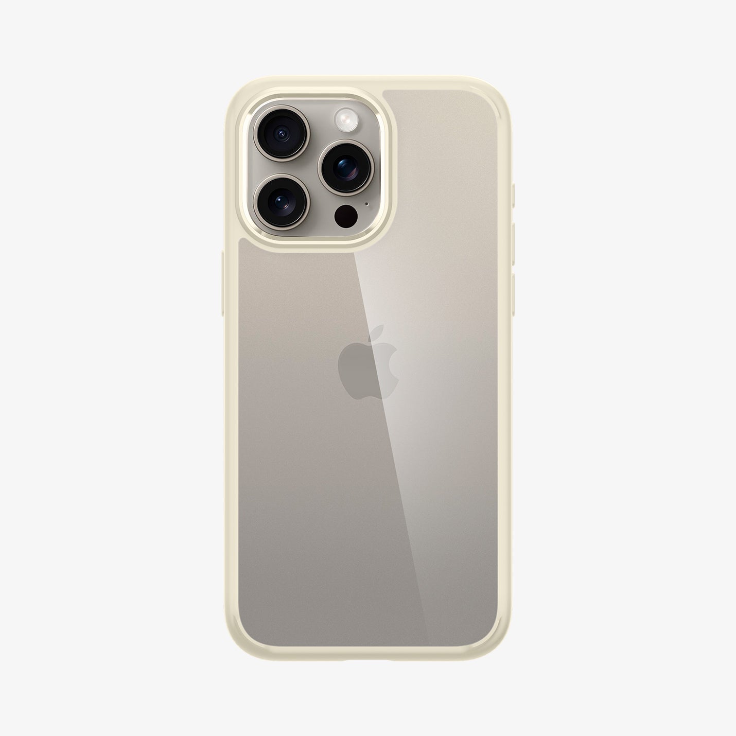 ACS06571 - iPhone 15 Pro Max Case Ultra Hybrid in mute beige showing the back