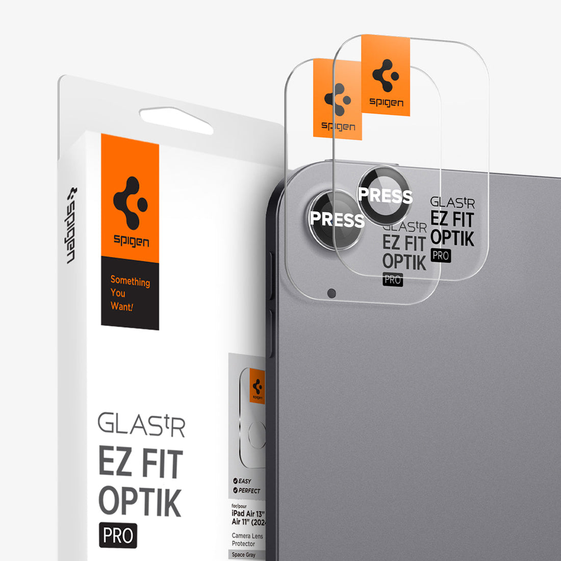 iPad Air - GLAS.tR Optik Metal [2 Pack]