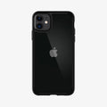 076CS27186 - iPhone 11 Case Ultra Hybrid in black showing the back