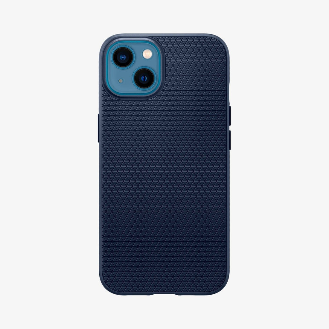 ACS03520 - iPhone 13 Case Liquid Air in navy blue showing the back