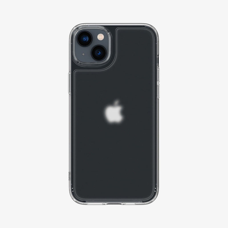ACS04907 - iPhone 14 Plus Case Quartz Hybrid in matte clear showing the back