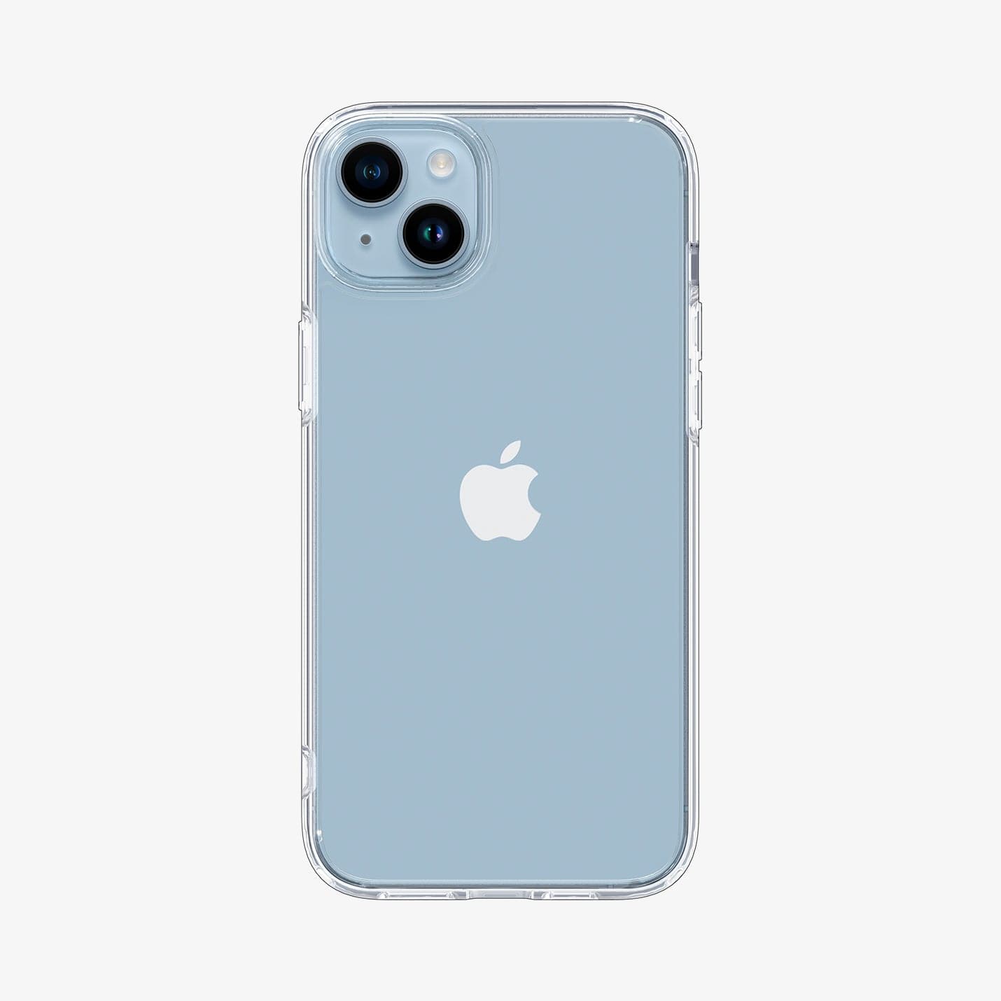 ACS04894 - iPhone 14 Plus Case Ultra Hybrid in crystal clear showing the back