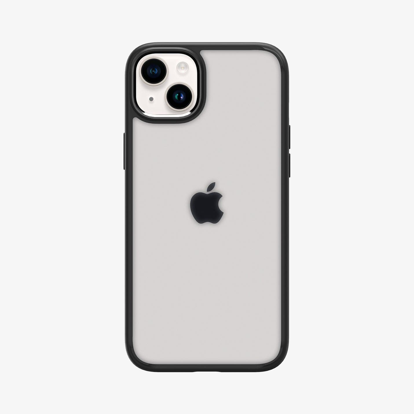 ACS04901 - iPhone 14 Plus Case Ultra Hybrid in frost black showing the back