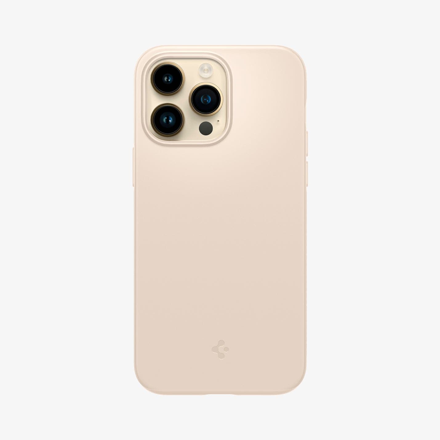 ACS04770 - iPhone 14 Pro Max Case Thin Fit in sand beige showing the back