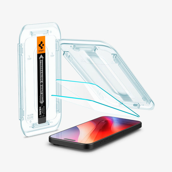 iPhone 16 Series - GLAS.tR EZ Fit | Sensor Protected (Pack of 2)