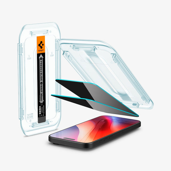 iPhone 16 Series - GLAS.tR EZ Fit | Privacy (Pack of 2)