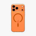ACS11110 - iPhone 17 Pro Ultra Hybrid (MagFit) in Clear Orange showing the back