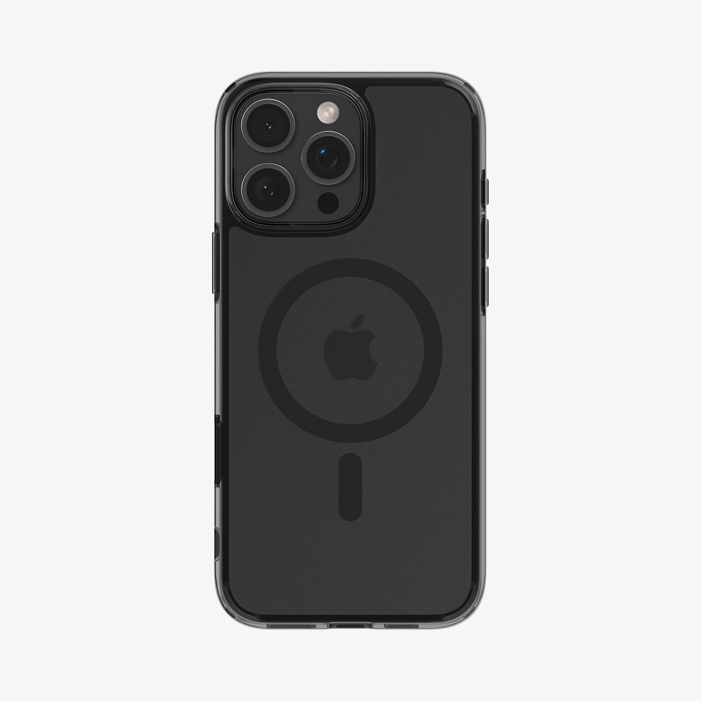 ACS08507 - iPhone 16 Pro Max Case Ultra Hybrid T (MagFit) in Frost Black showing the back