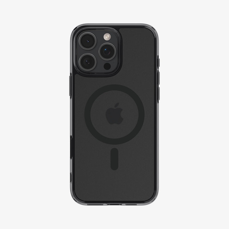 ACS08507 - iPhone 16 Pro Max Case Ultra Hybrid T (MagFit) in Frost Black showing the back