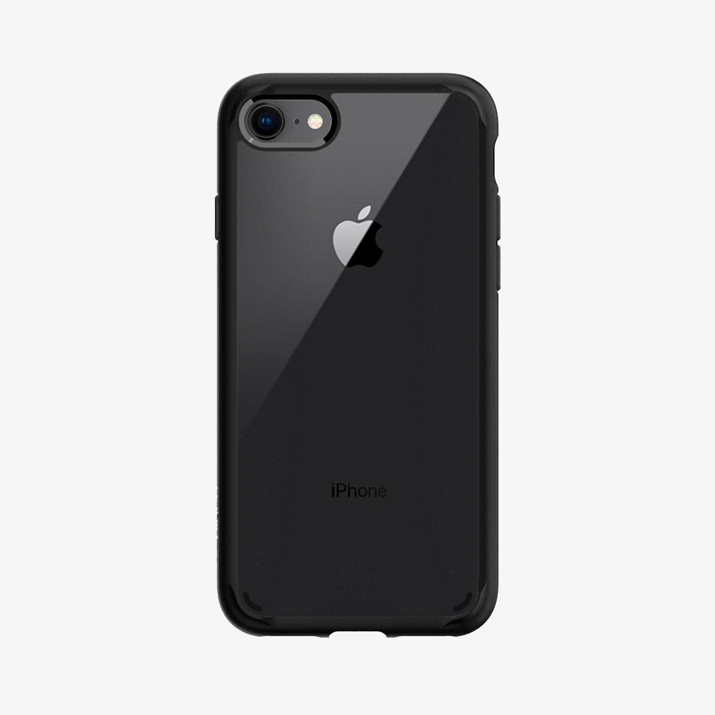 042CS20926 - iPhone 8 Series Ultra Hybrid Case in Black showing the back
