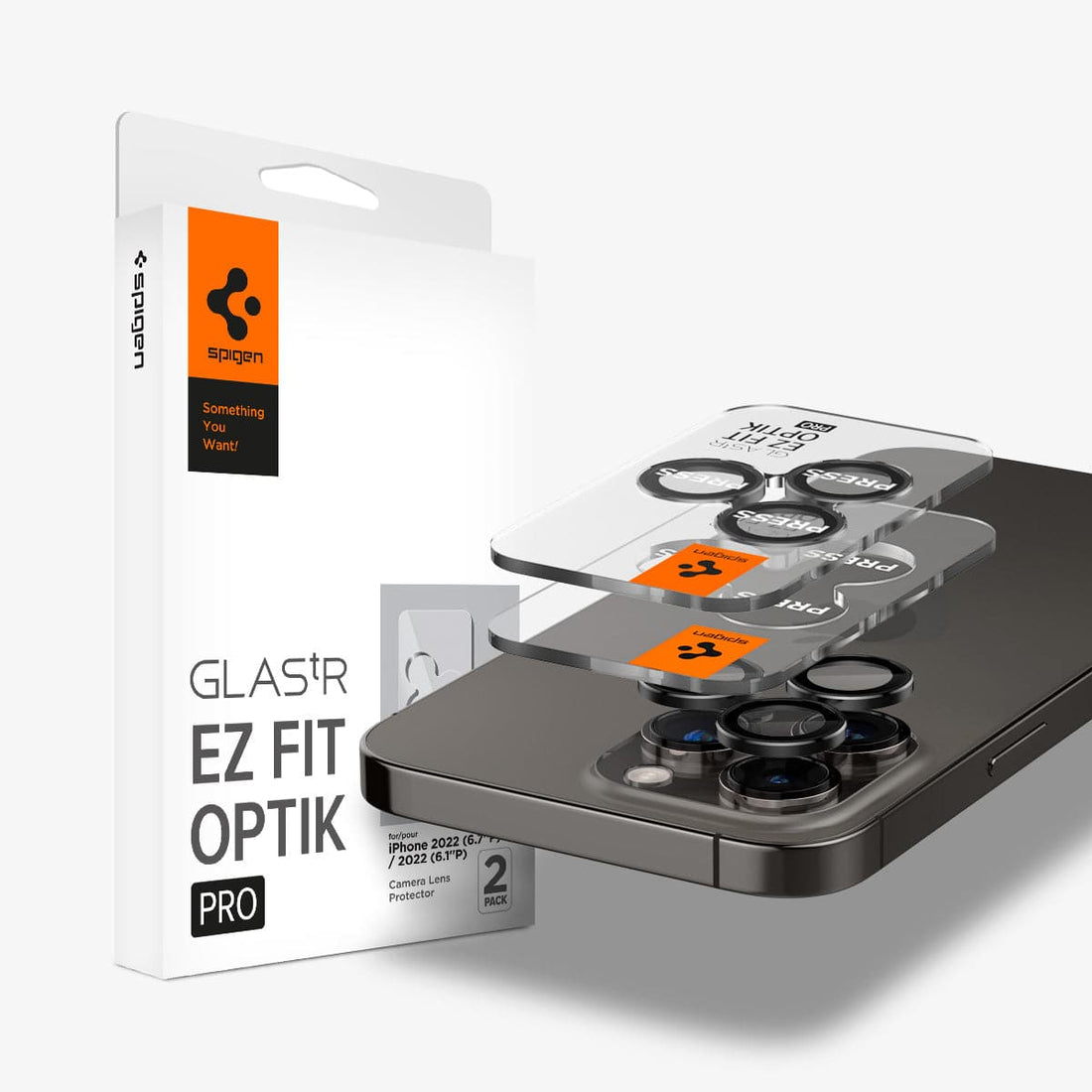 iPhone 14 Series - Camera Lens Protector EZ Fit Optik Pro (Pack of 2)