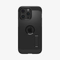 ACS06594 - iPhone 15 Pro Max Case Tough Armor (MagFit) in black showing the back