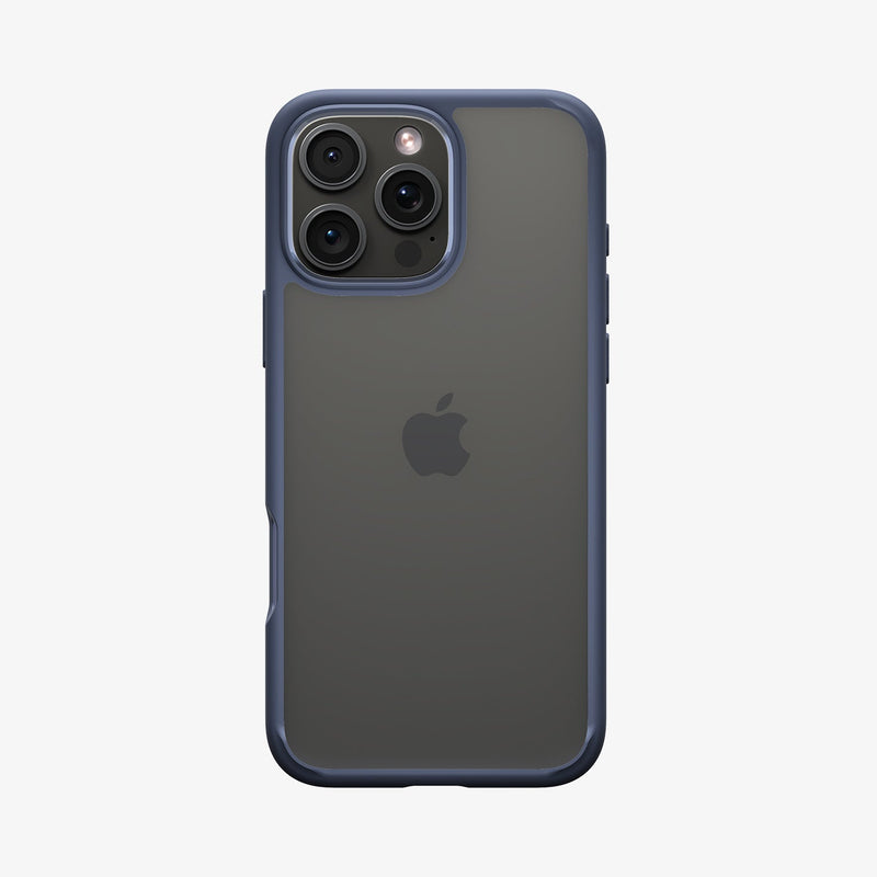 ACS07997 - iPhone 16 Pro Max Case Ultra Hybrid in Navy Blue showing the back